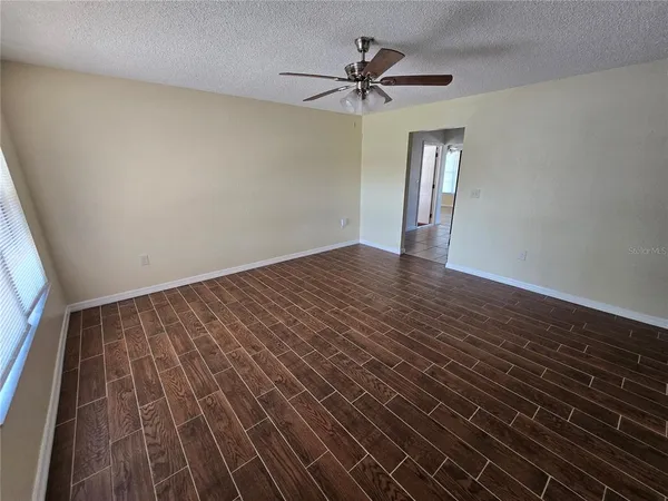 wooden floor in an empty room