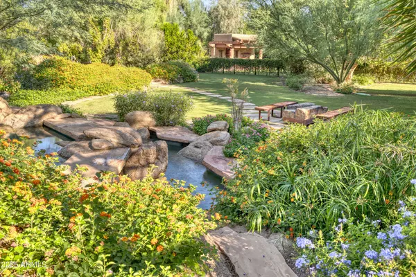 a view of a lake with houses