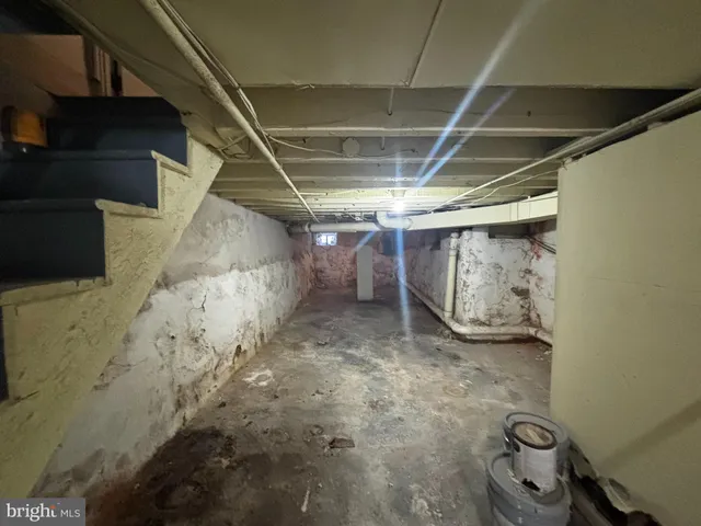 a view of storage and utility room