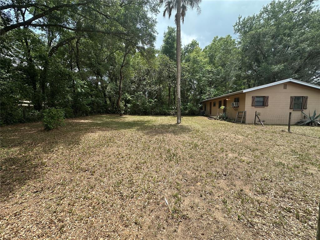 13449 Northeast Jacksonville Road Citra, FL 32113 - Photo 5 of 6 a backyard of a house with lots of green space