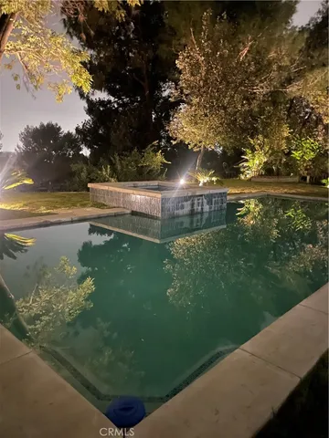 a view of a lake from a yard