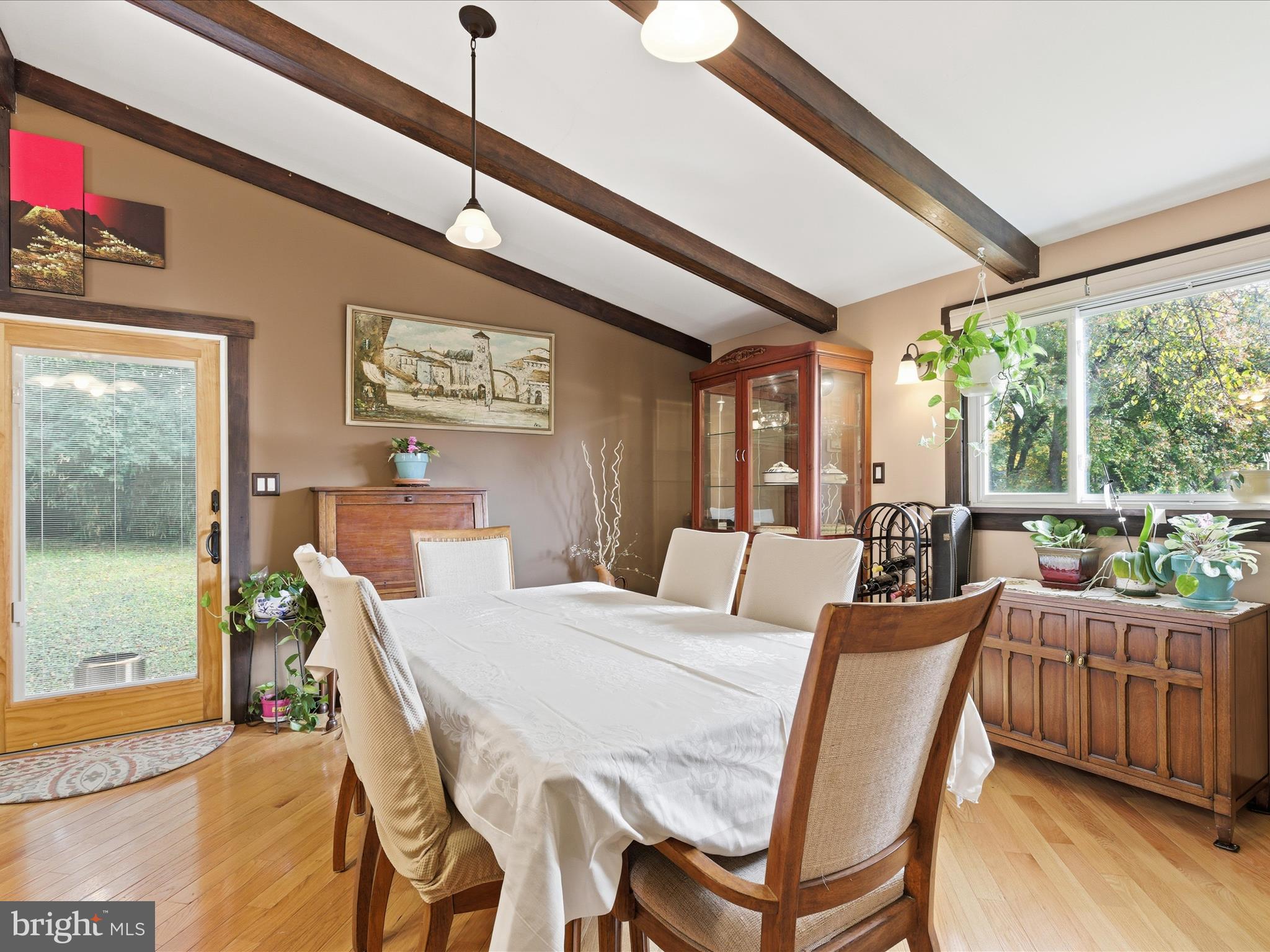 2707 Lindell Street Silver Spring, MD 20902 - Photo 15 of 52 a view of a dining room with furniture window and outside view
