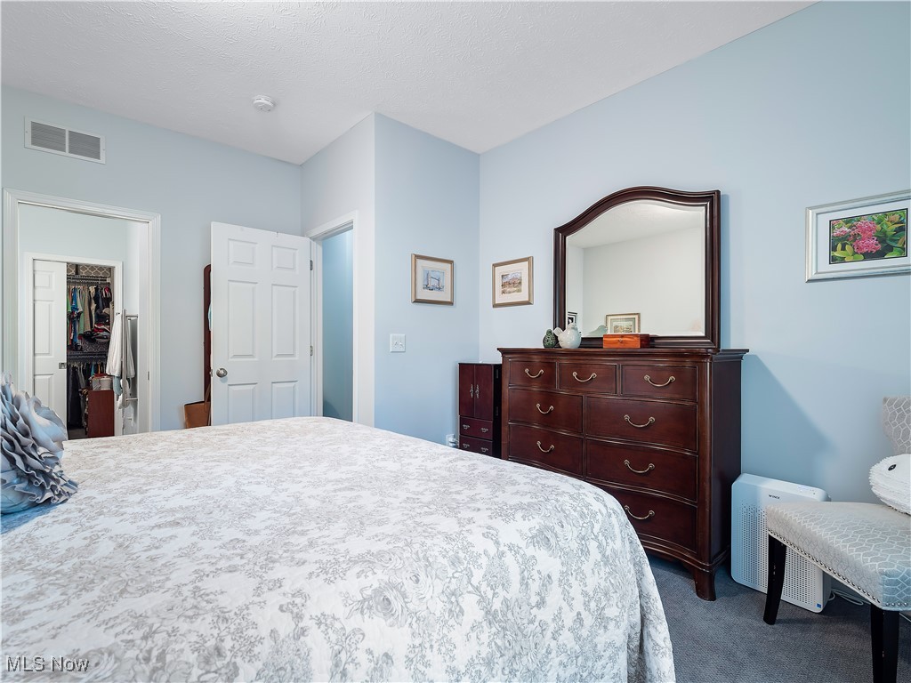 175 Vineyard Road Avon Lake, OH 44012 - Photo 15 of 42 First floor primary bedroom with a textured ceiling