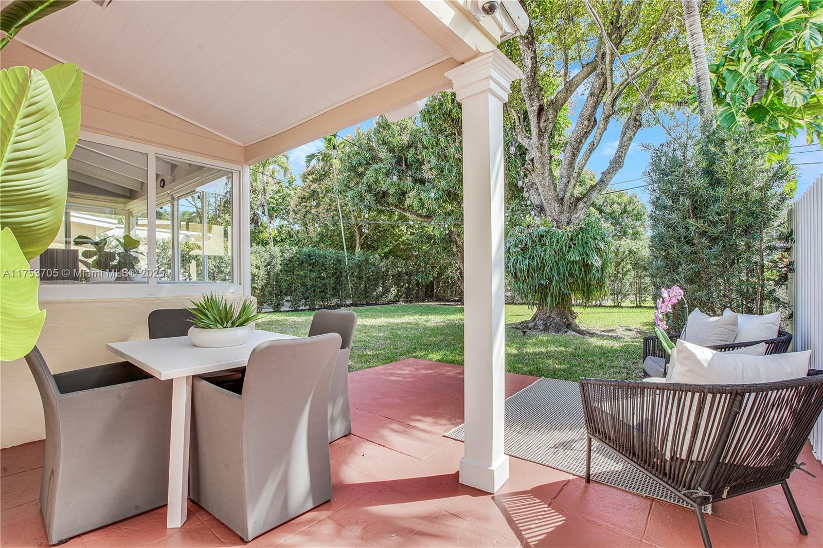 1926 Southwest 17th Terrace Miami, FL 33145 - Photo 26 of 38 a view of a patio in a backyard