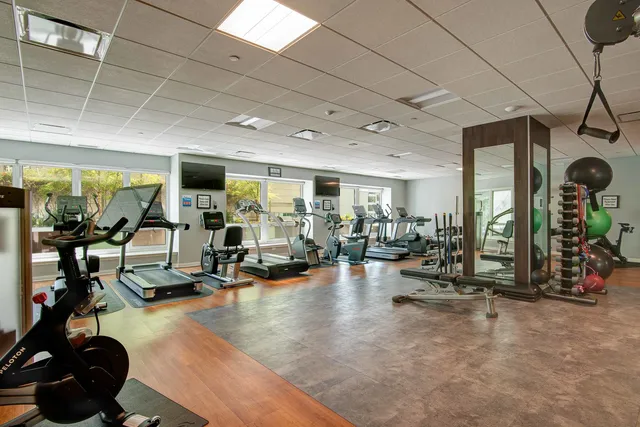 a view of swimming pool with seating