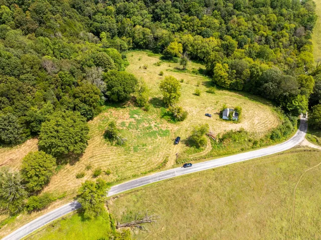 a view of a lake with a mountain