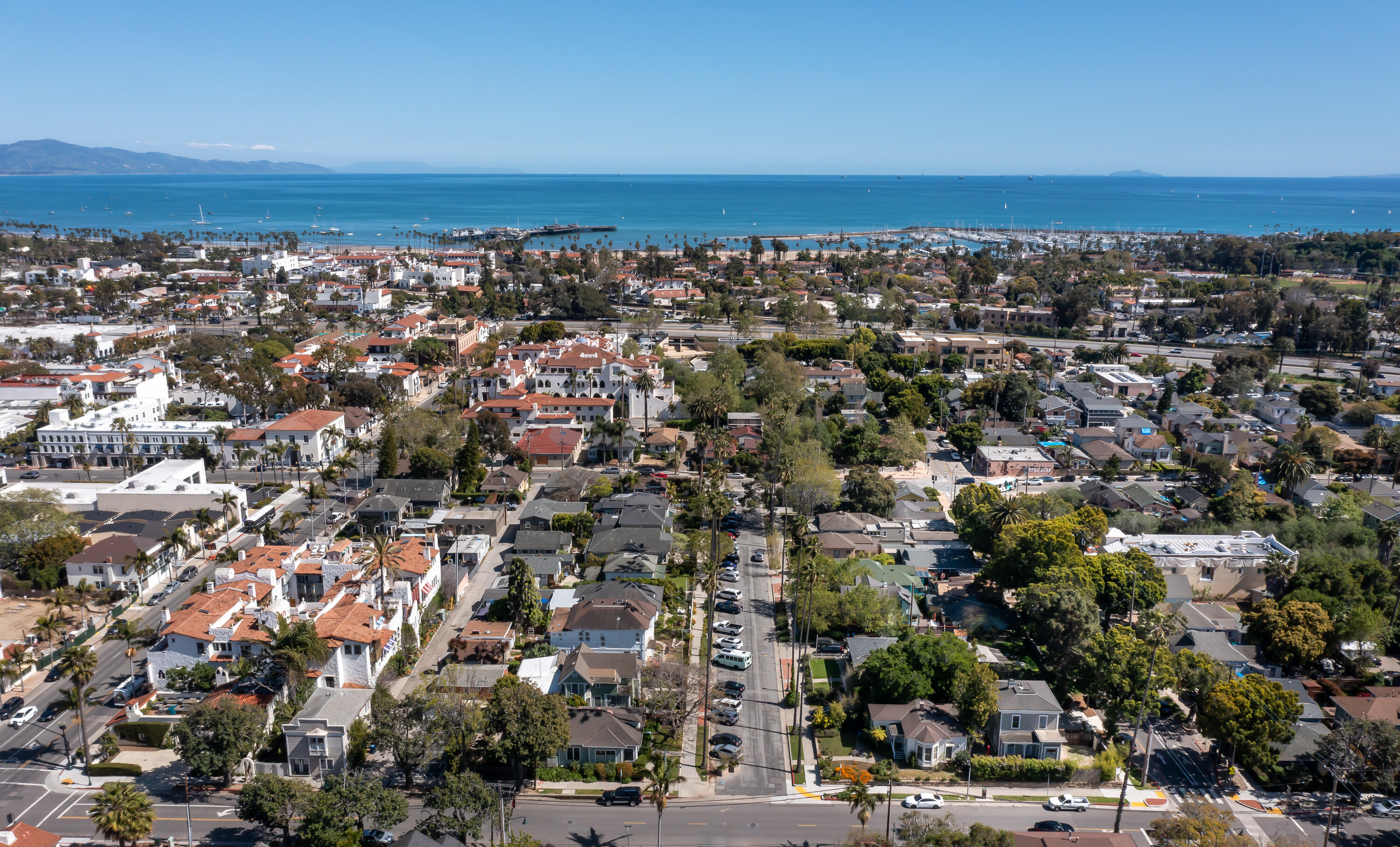 509 Brinkerhoff Avenue Santa Barbara, CA 93101 - Photo 10 of 10 an aerial view of a city