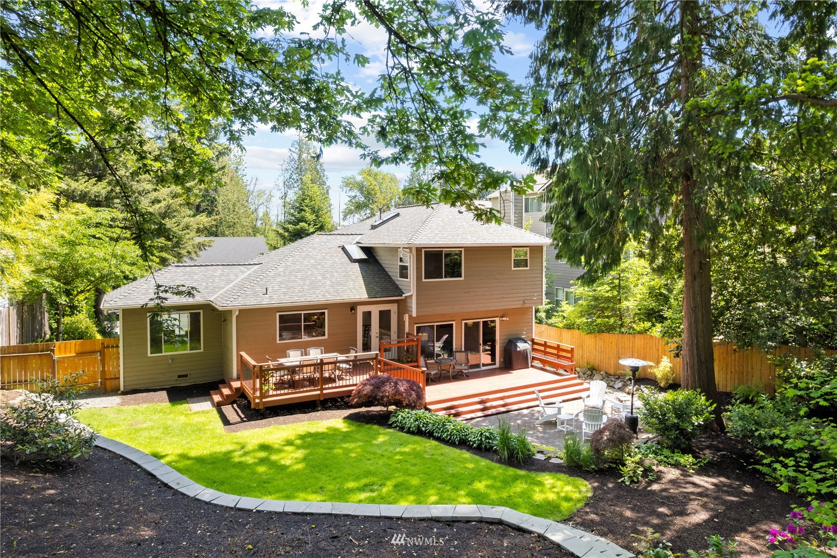 20028 3rd Drive Southeast Bothell, WA 98012 - Photo 35 of 36 a view of a house with swimming pool and a yard