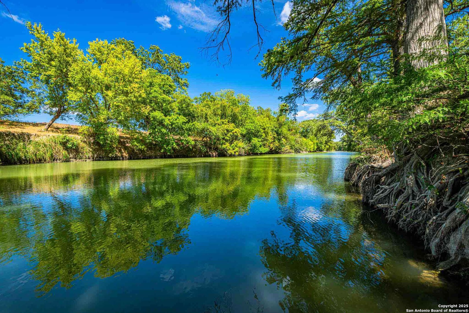 105 A Oleander Road Comfort, TX 78013 - Photo 17 of 25 a view of a lake from a yard