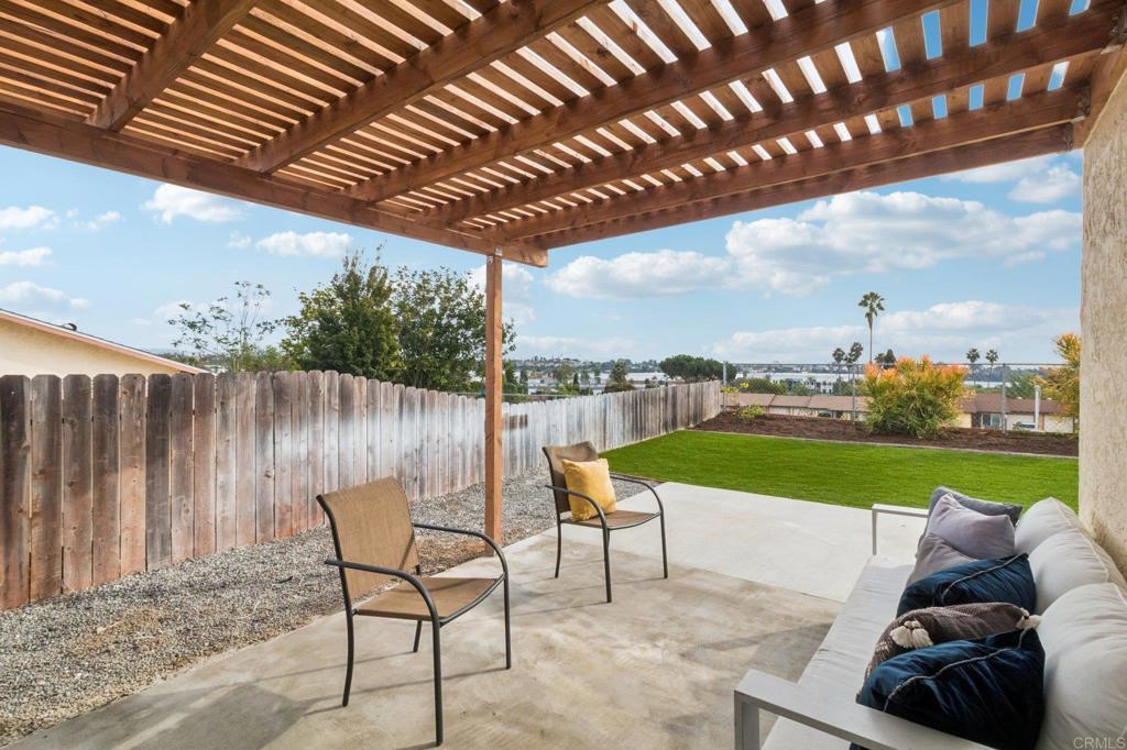 4723 Rim Rock Road Oceanside, CA 92056 - Photo 24 of 29 a view of a terrace with furniture and garden
