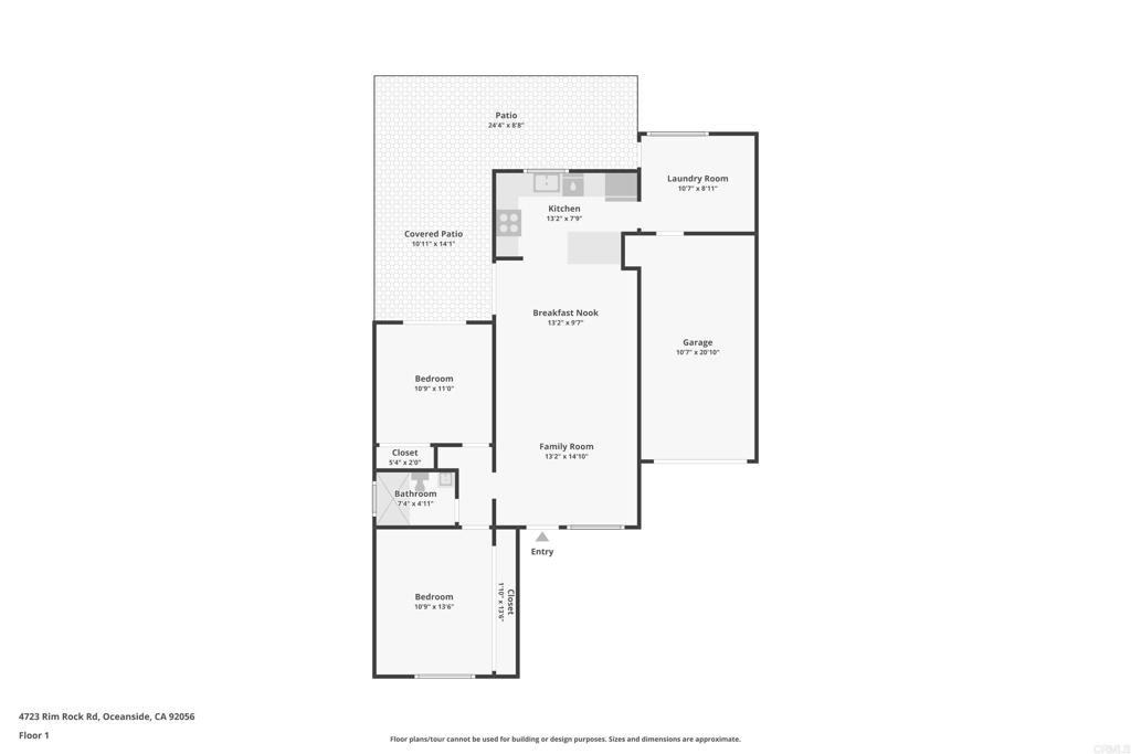 4723 Rim Rock Road Oceanside, CA 92056 - Photo 29 of 29 a picture of a floor plan
