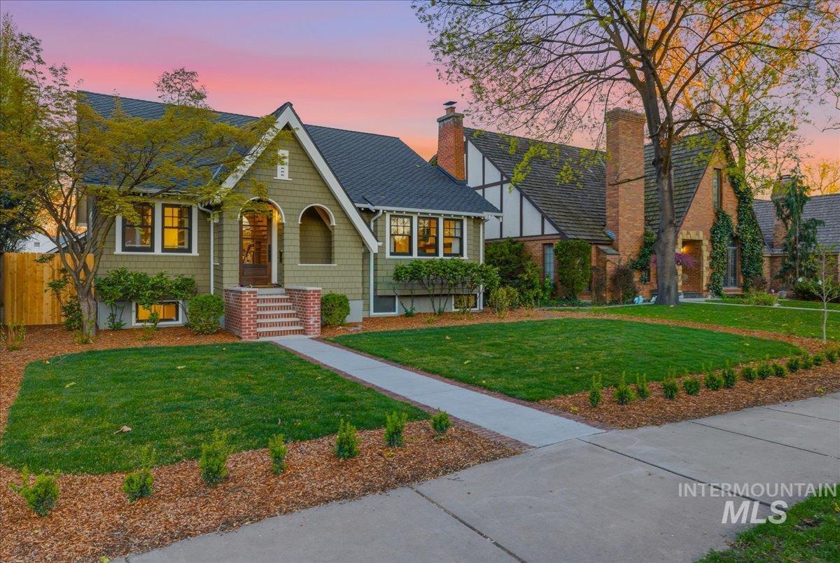 1210 North Harrison Boulevard Boise, ID 83702 - Photo 1 of 39 Tudor-style house with a chimney