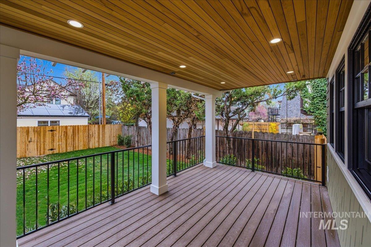 1210 North Harrison Boulevard Boise, ID 83702 - Photo 35 of 39 Deck with a fenced backyard