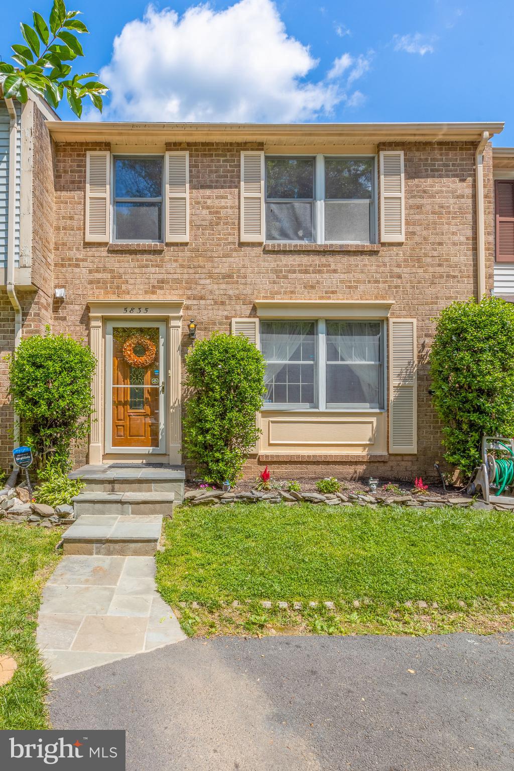 5835 Canvasback Road Burke, VA 22015 - Photo 2 of 45 Brick Front View/Walk to Parking