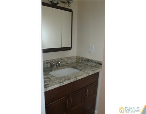 45 Princeton Road Old Bridge, NJ 08859 - Photo 9 of 10 a bathroom with a granite countertop sink and a mirror