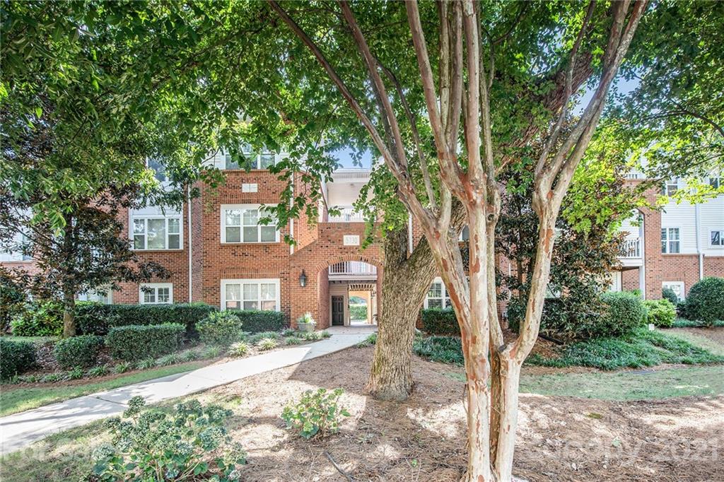 5730 Closeburn Road, Unit N Charlotte, NC 28210 - Photo 17 of 21 a front view of a house with a tree in front