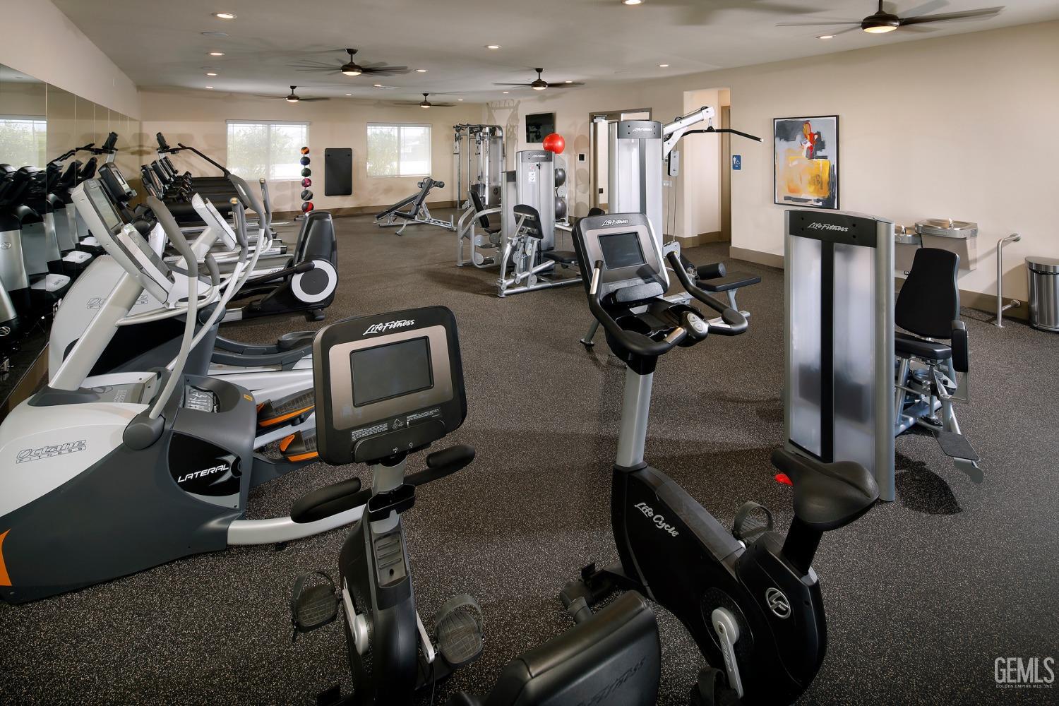 Undisclosed Address Bakersfield, CA 93311 - Photo 10 of 16 a view of a room with gym equipment