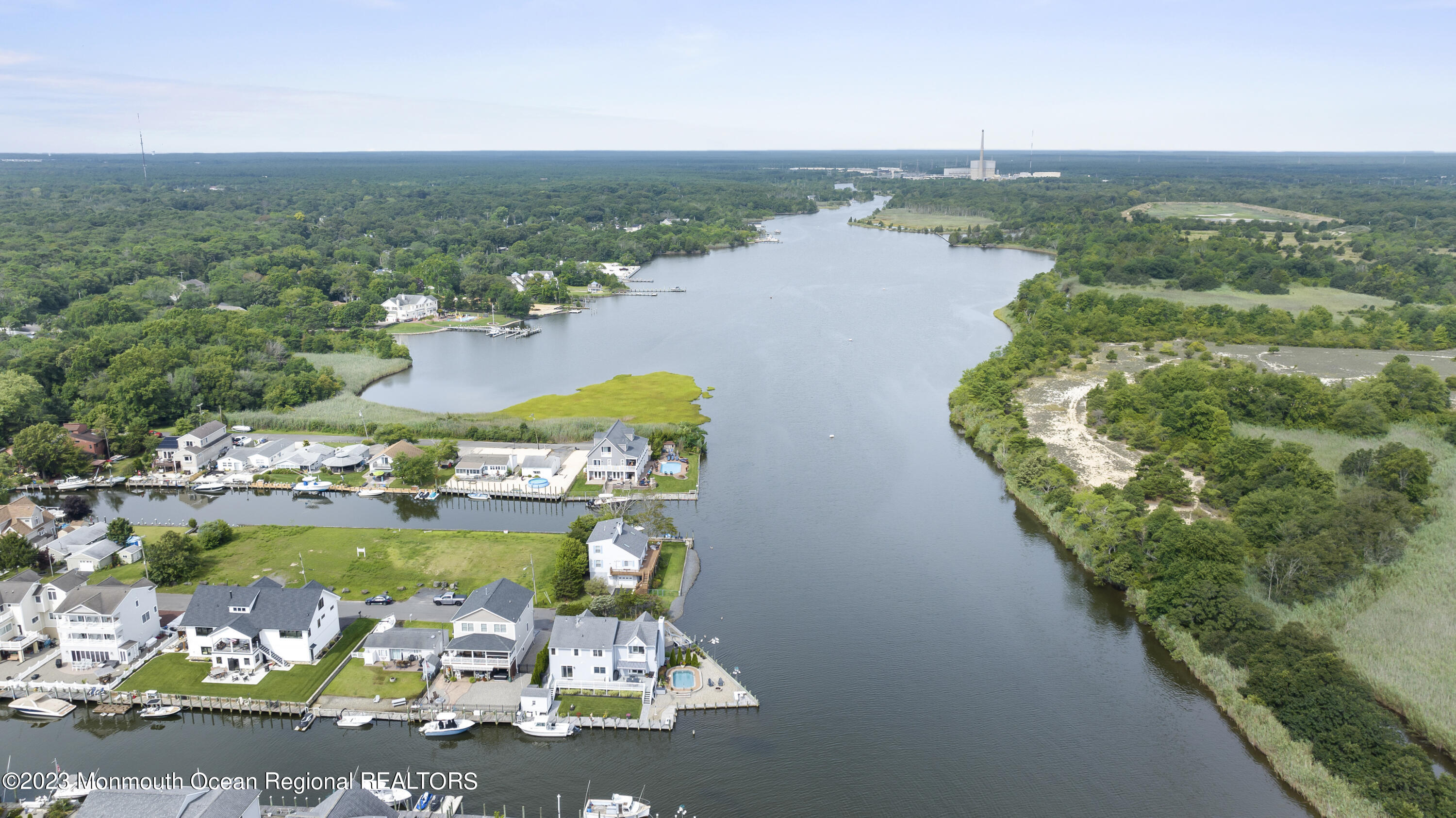 42 Capstan Road Waretown, NJ 08758 - Photo 29 of 57 a view of a city with ocean view