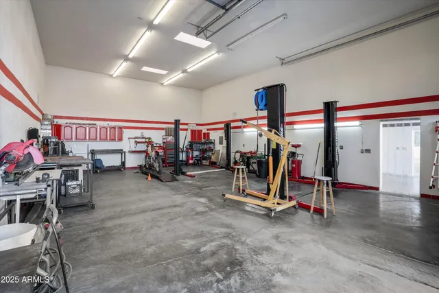 a view of a building with a street