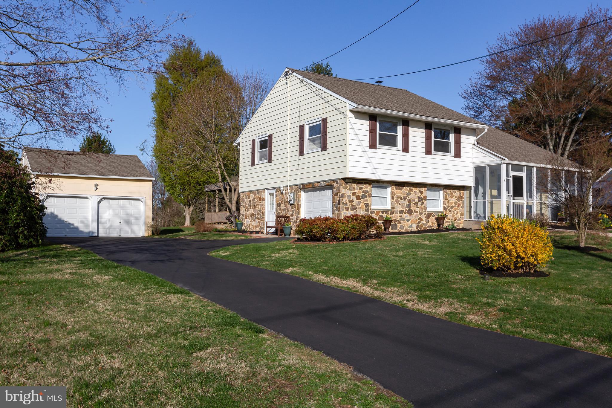 6 Vernon Lane Malvern, PA 19355 - Photo 2 of 38 Two-Car Detached Garage with Lighting and Power!