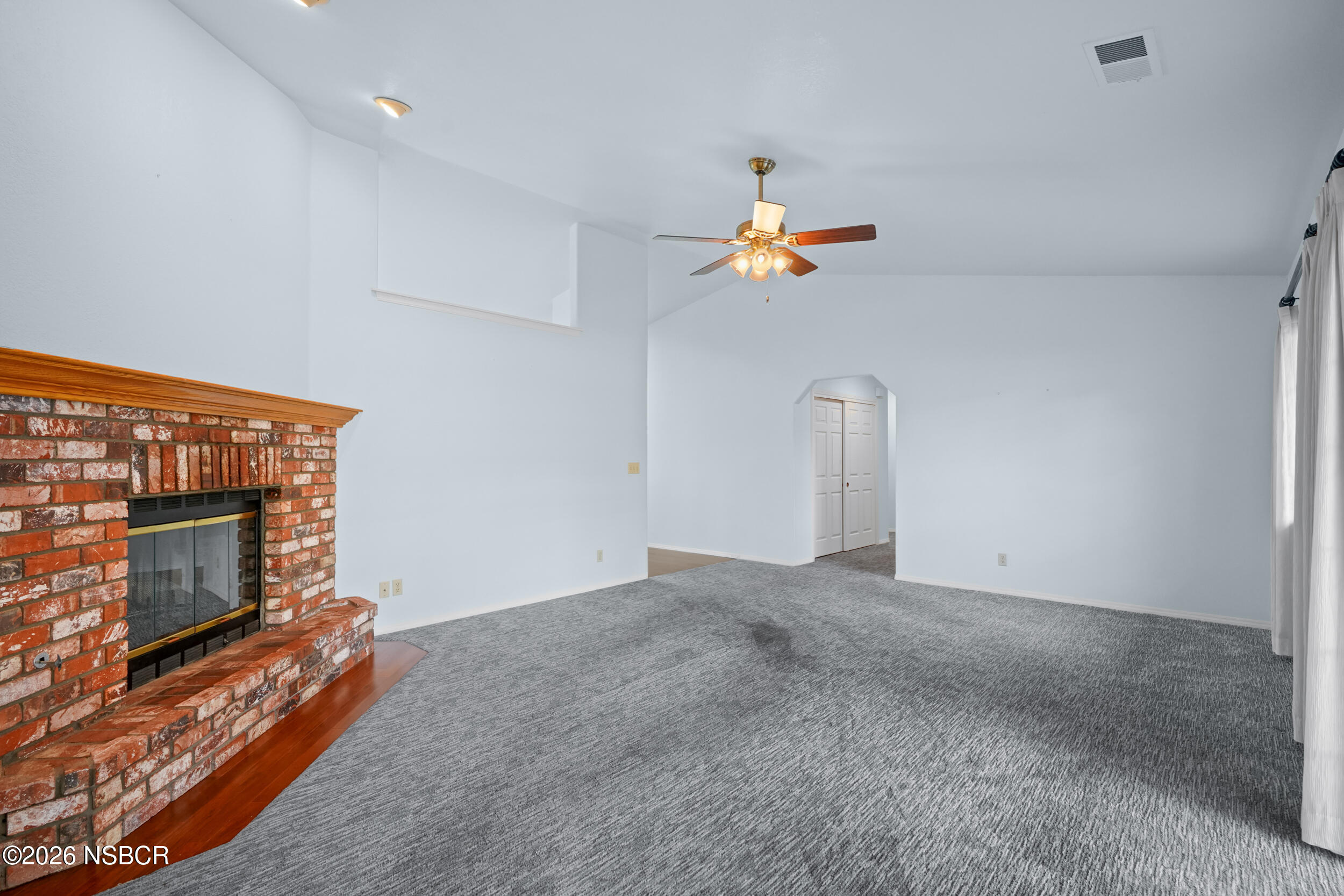 745 Inga Road Nipomo, CA 93444 - Photo 20 of 55 a view of empty room with a fireplace