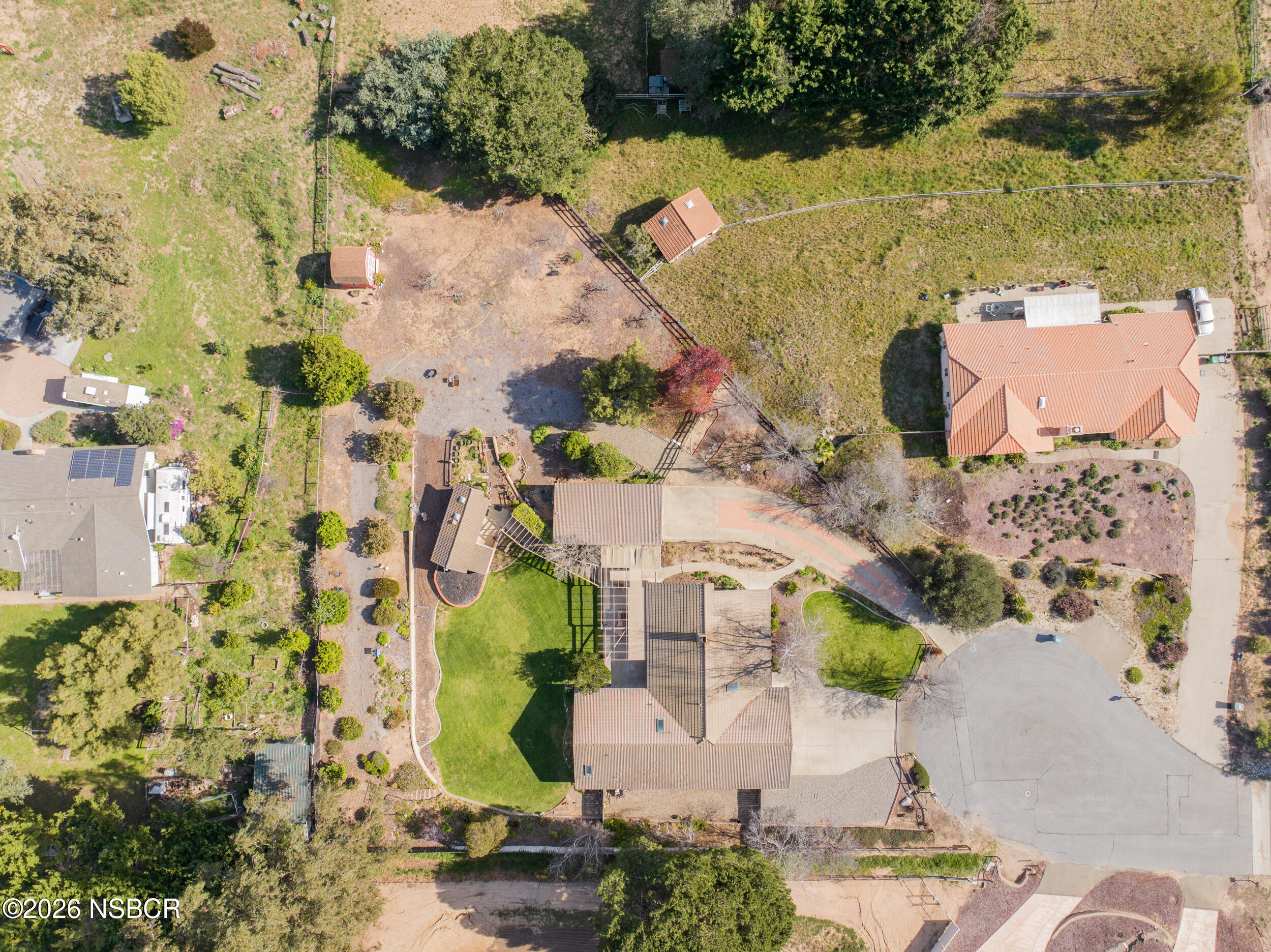 745 Inga Road Nipomo, CA 93444 - Photo 3 of 55 an aerial view of residential house with outdoor space