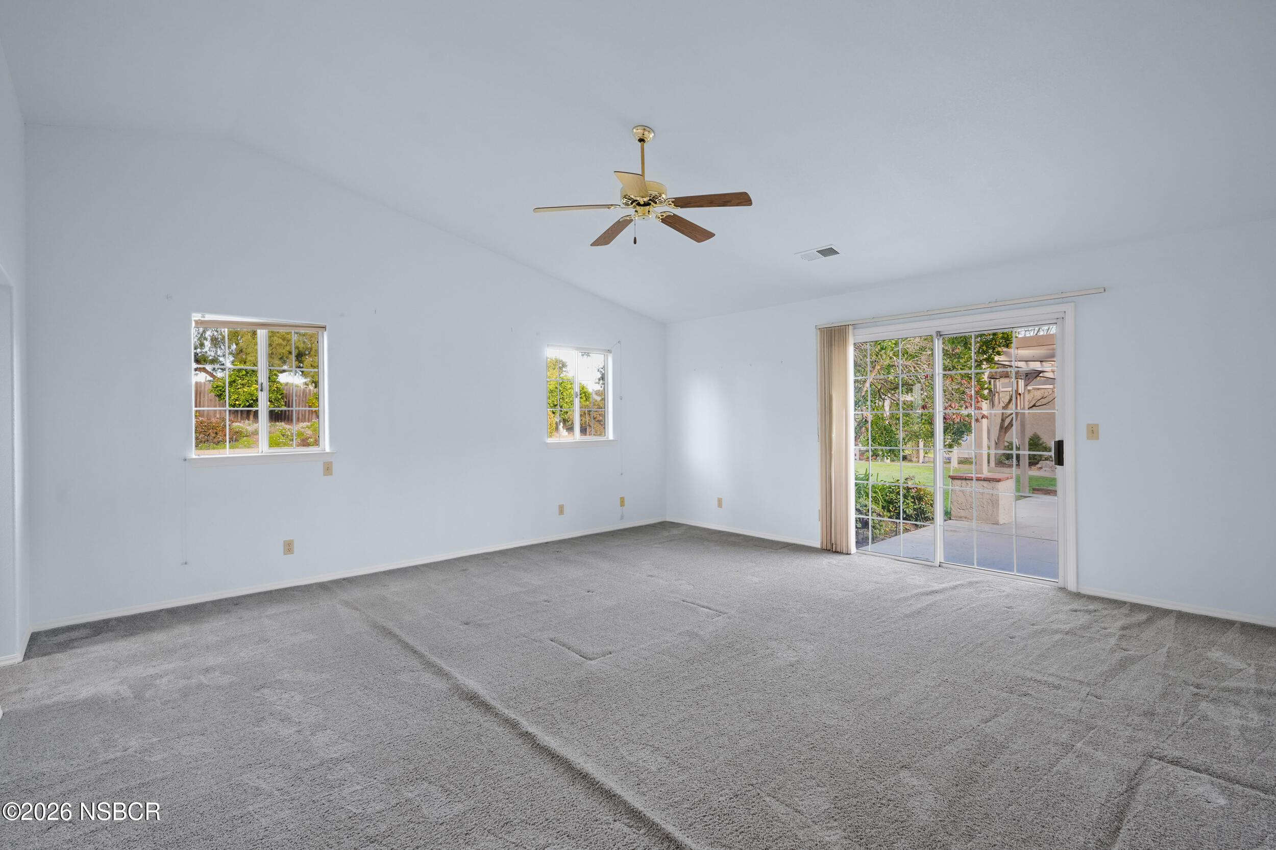 745 Inga Road Nipomo, CA 93444 - Photo 32 of 55 an empty room with windows and fan view