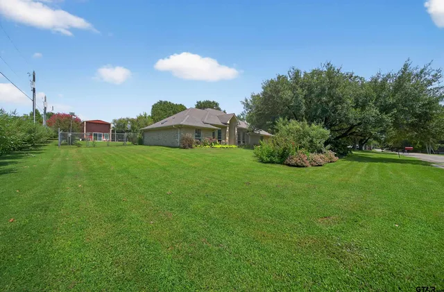a building outdoor space with potted plants and entertaining space
