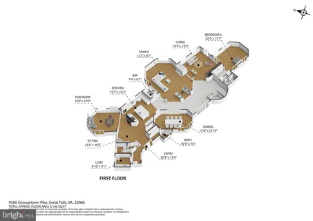 $5,995,000 | 9500 Georgetown Pike, Great Falls, VA 22066