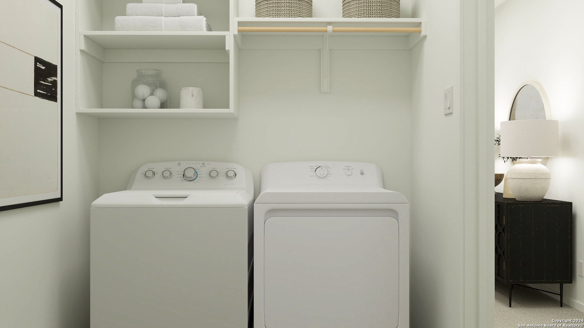 5127 Hagerman Cibolo, TX 78108 - Photo 11 of 27 a utility room with dryer and washer