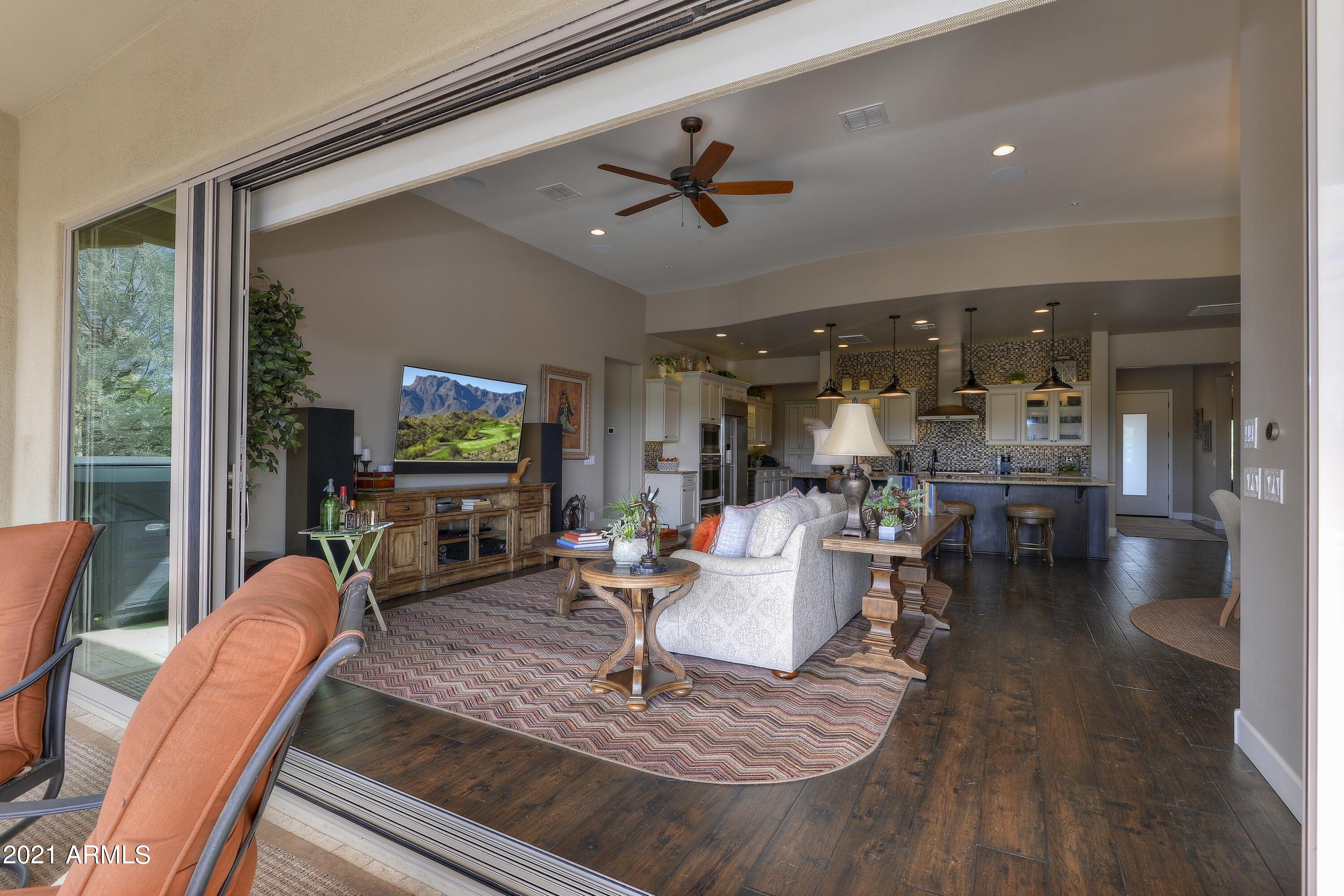 17617 East Fort Verde Road Rio Verde, AZ 85263 - Photo 21 of 28 Sliding Windows at Great Room