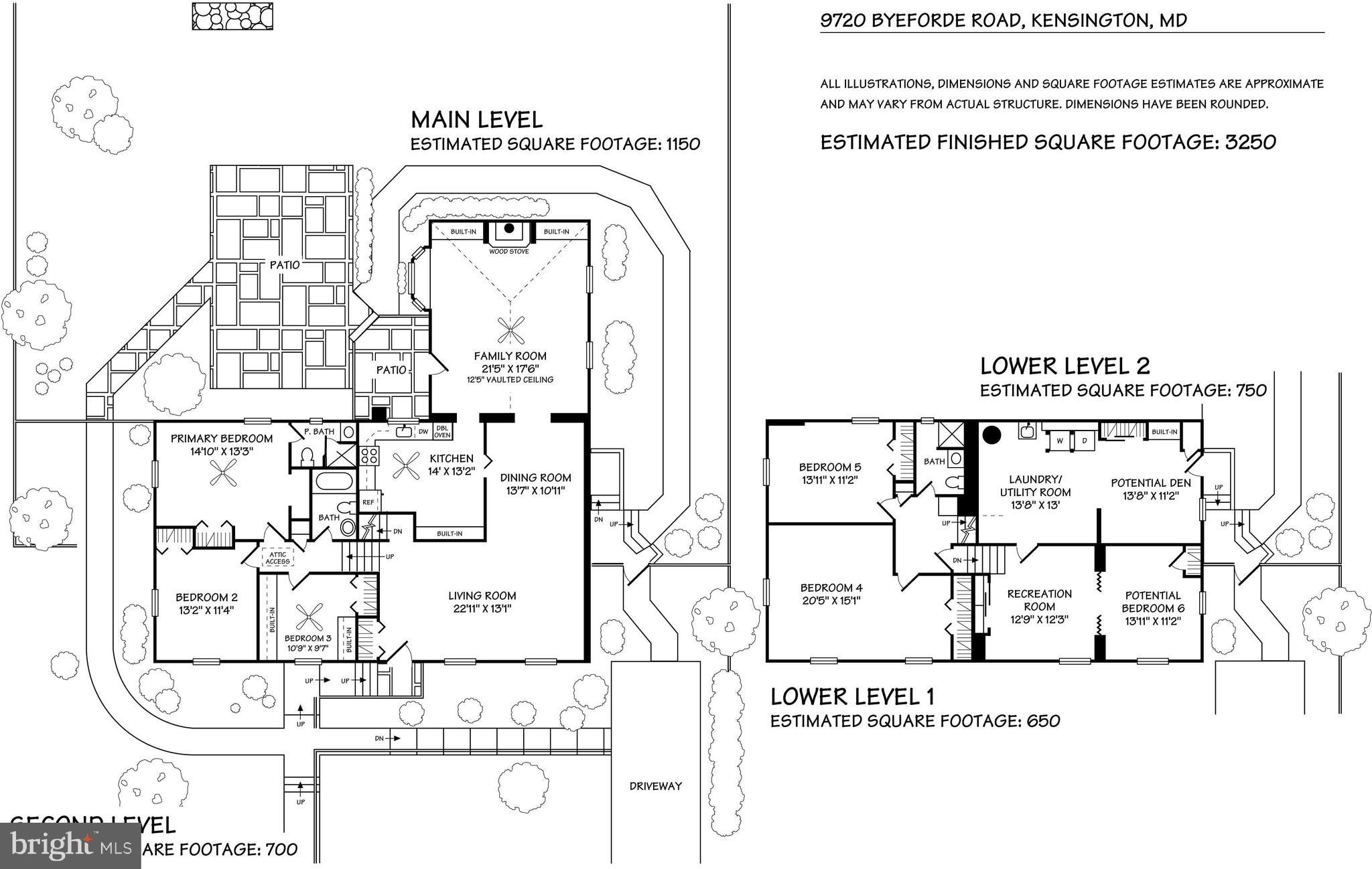 9720 Byeforde Road Kensington, MD 20895 - Photo 21 of 21 Floor Plans