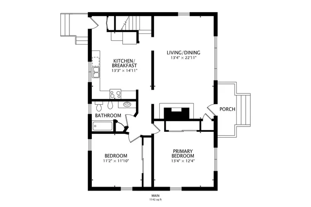 a picture of a park with furniture and a painting