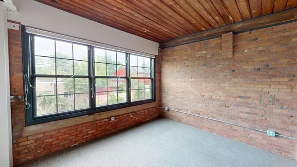 a room with window