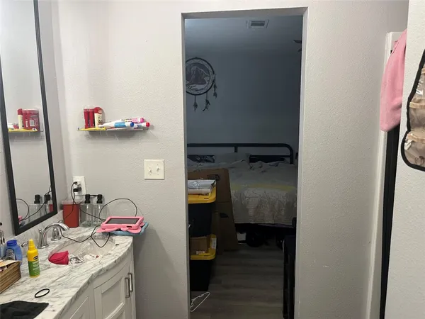 a room with storage and utility