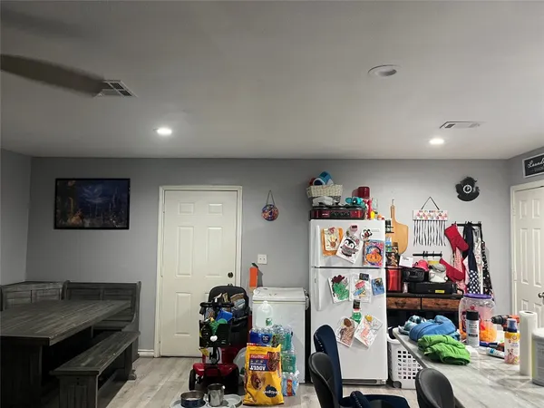 a room with furniture and a window