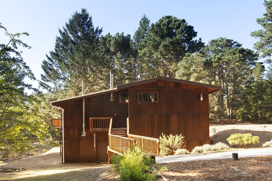56 Big Tree Road Woodside, CA 94062 - Photo 1 of 31 a front view of a house with a yard