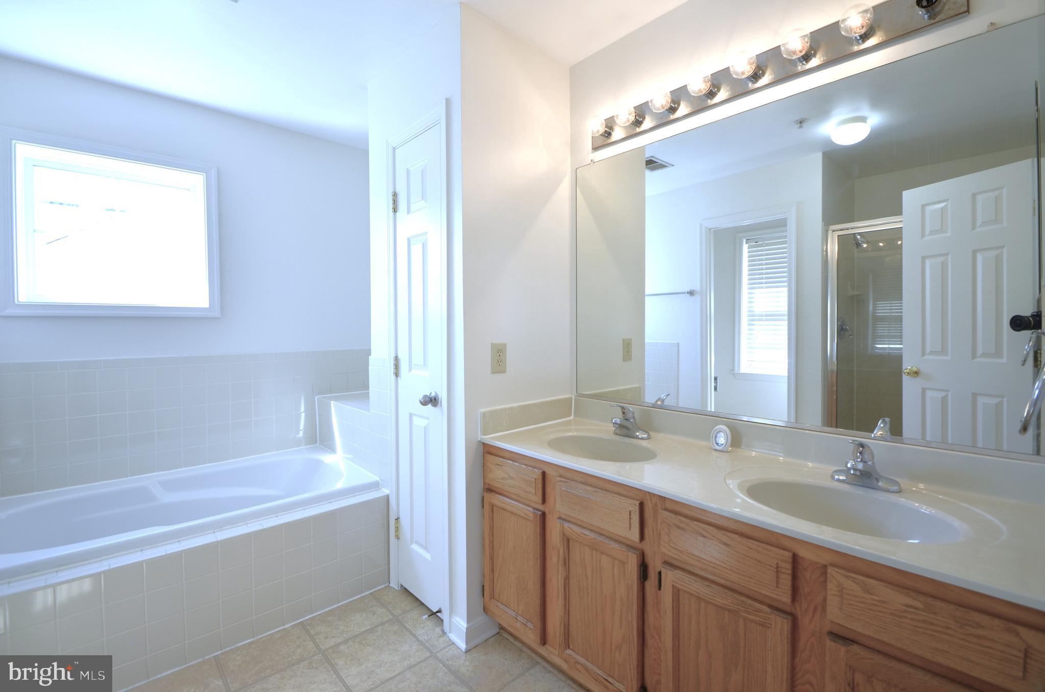 4 Ridge Road Southeast Washington, DC 20019 - Photo 26 of 47 a bathroom with a tub a sink and mirror