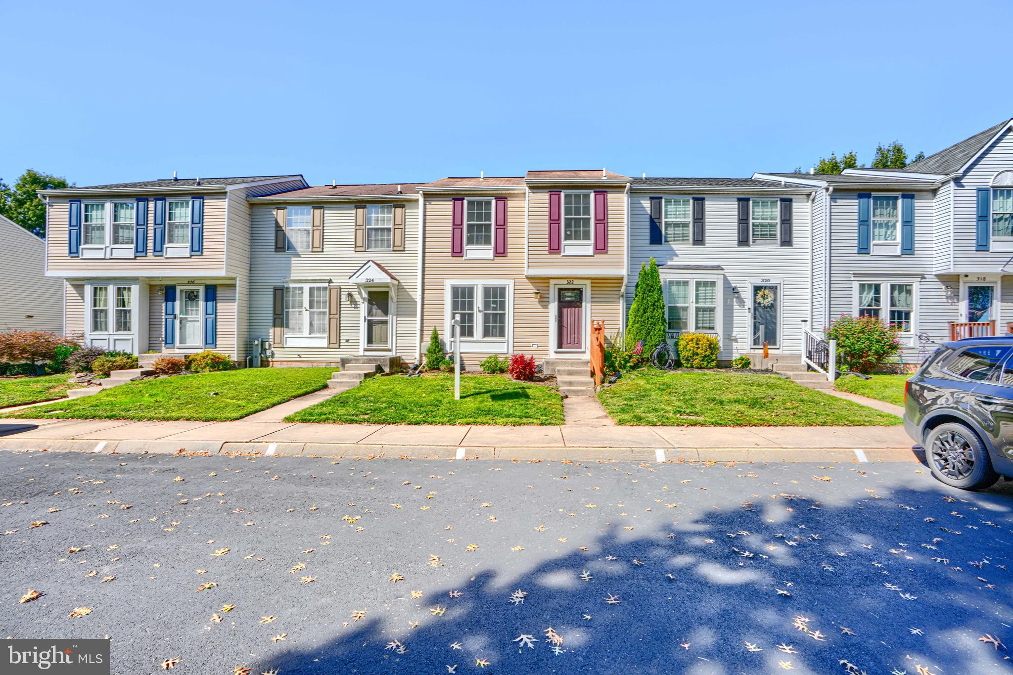 a view of a building with a street view
