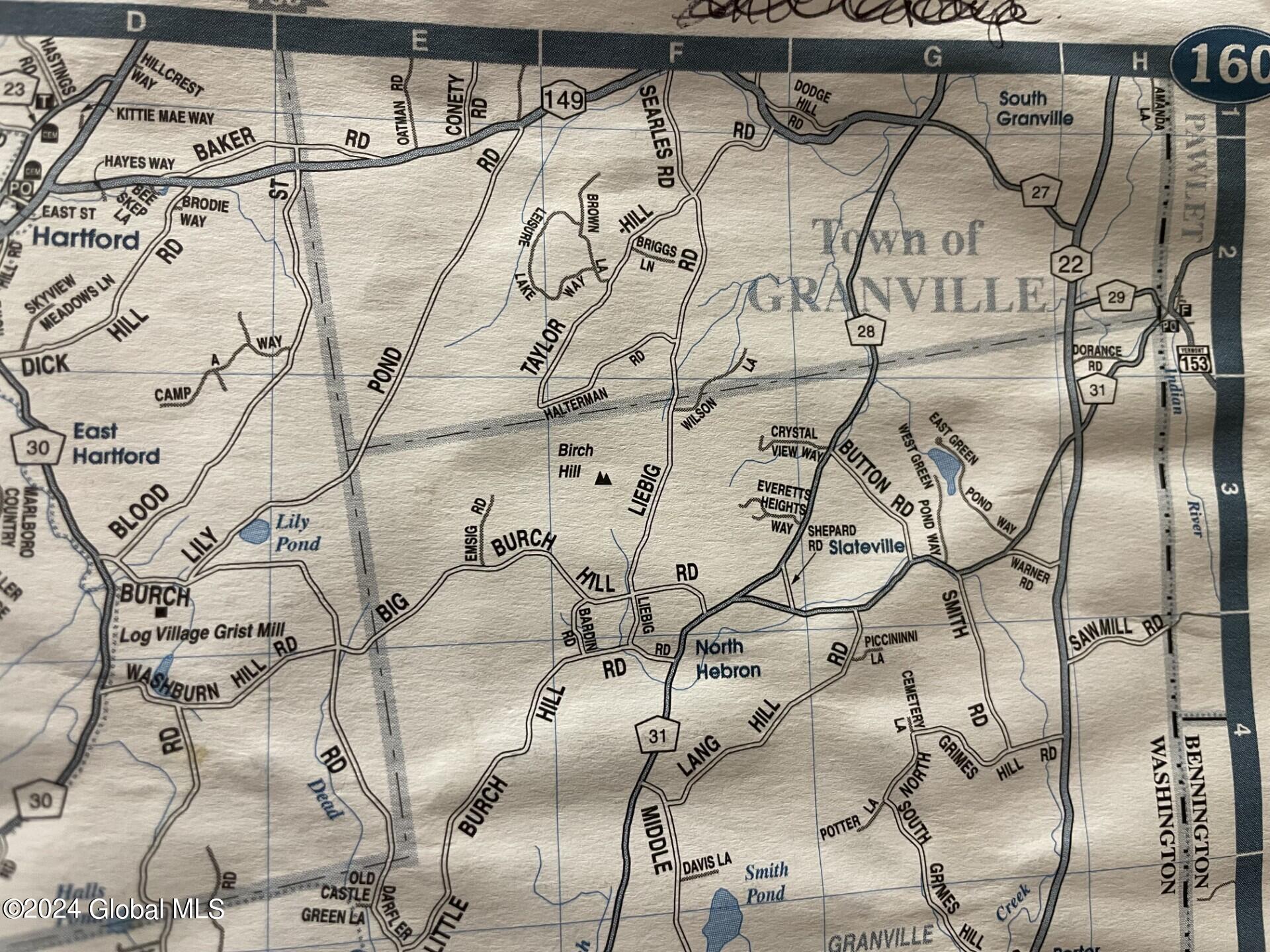 L7.8 Halterman Road Granville, NY 12832 - Photo 4 of 6 map for lot 3