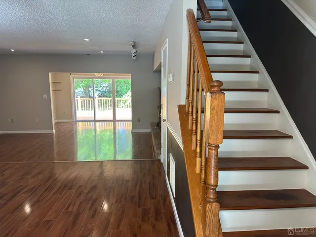 wooden view of an entryway
