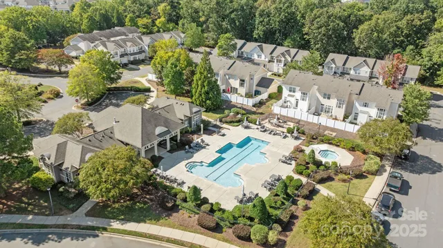 an aerial view of residential house with outdoor space