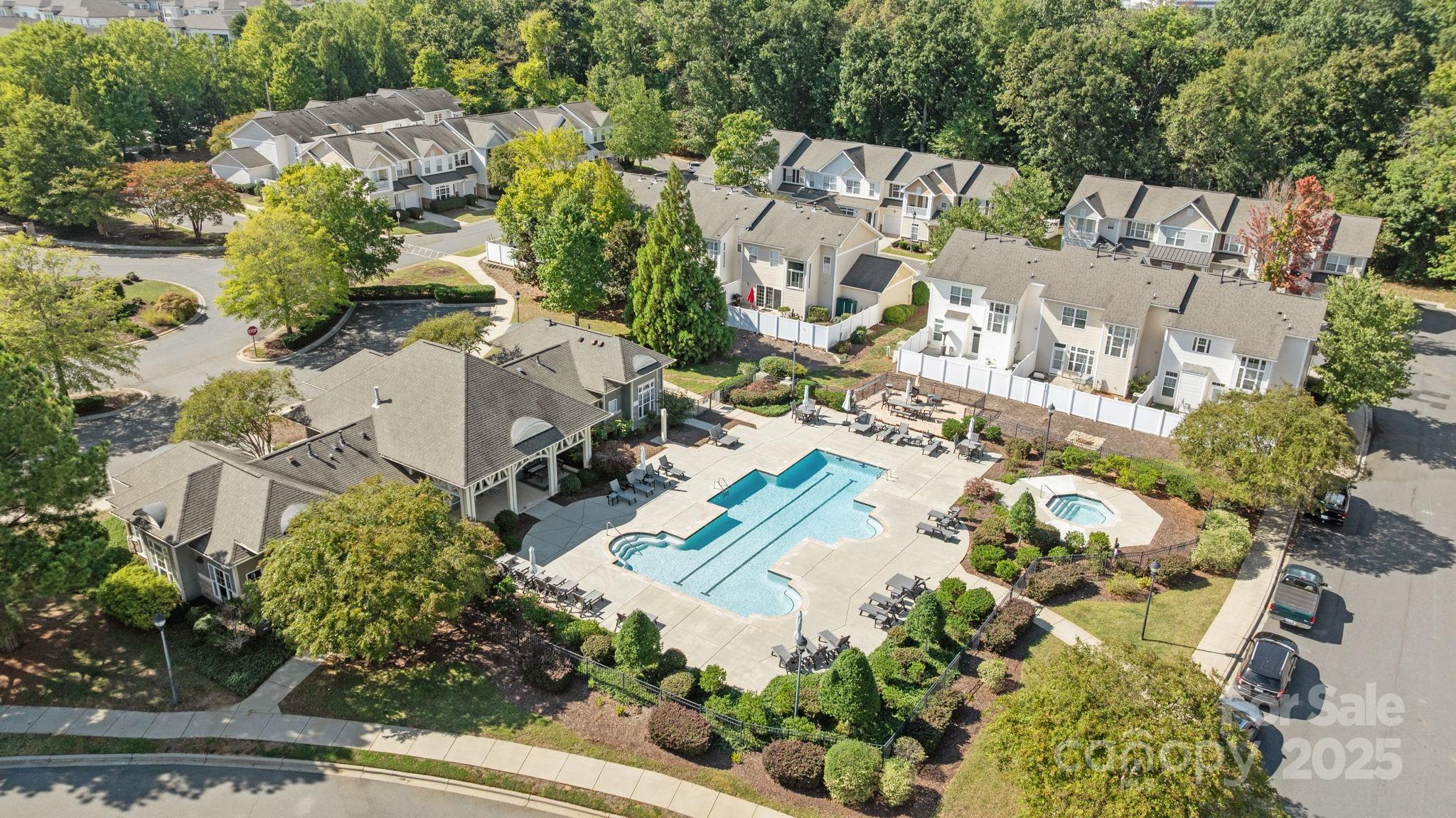 7443 Red Mulberry Way Charlotte, NC 28273 - Photo 11 of 45 an aerial view of residential house with outdoor space