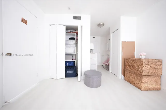 a view of a balcony with lake view