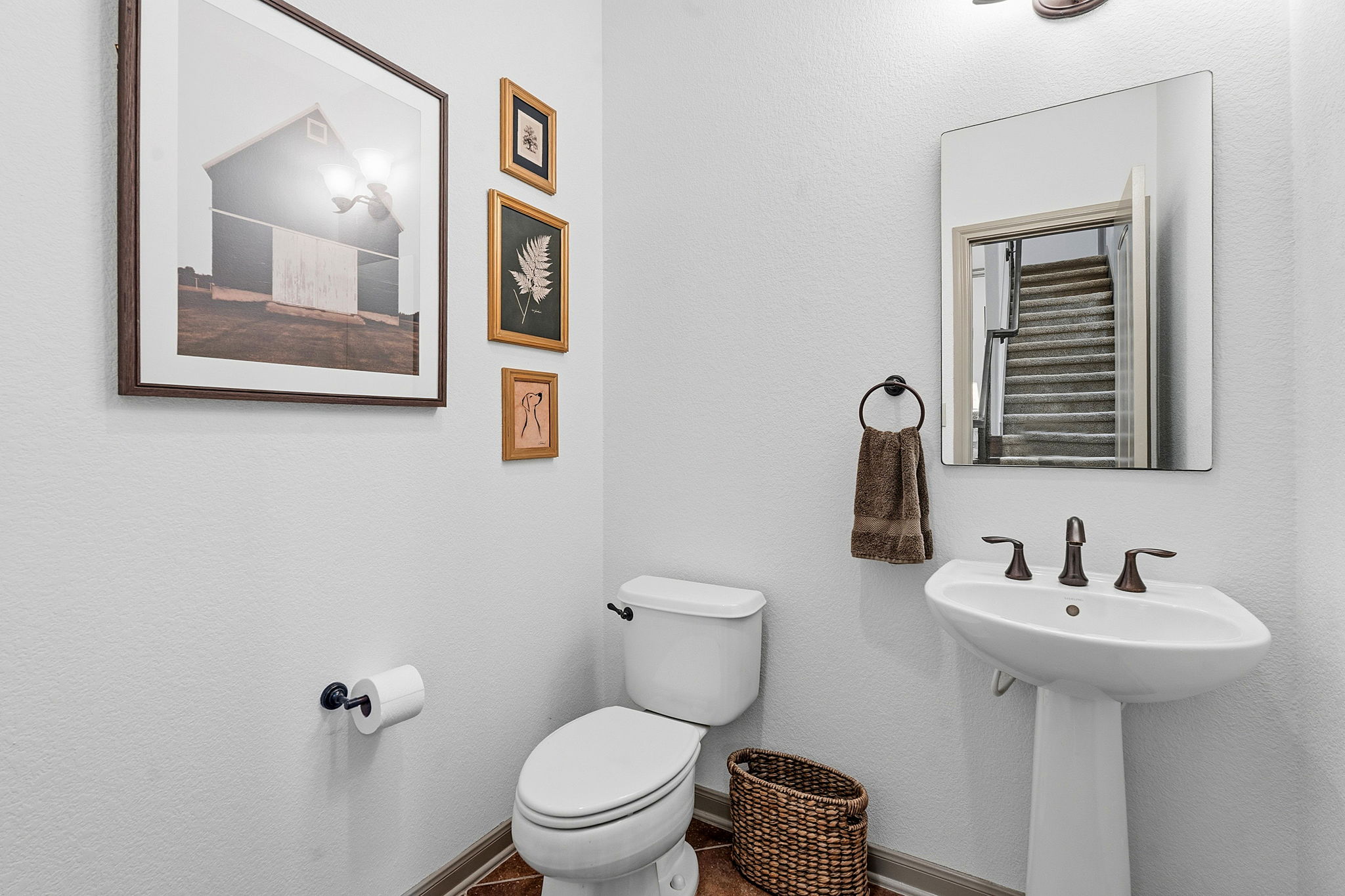 12321 Edenvale Path Austin, TX 78732 - Photo 14 of 36 Downstairs half bath.