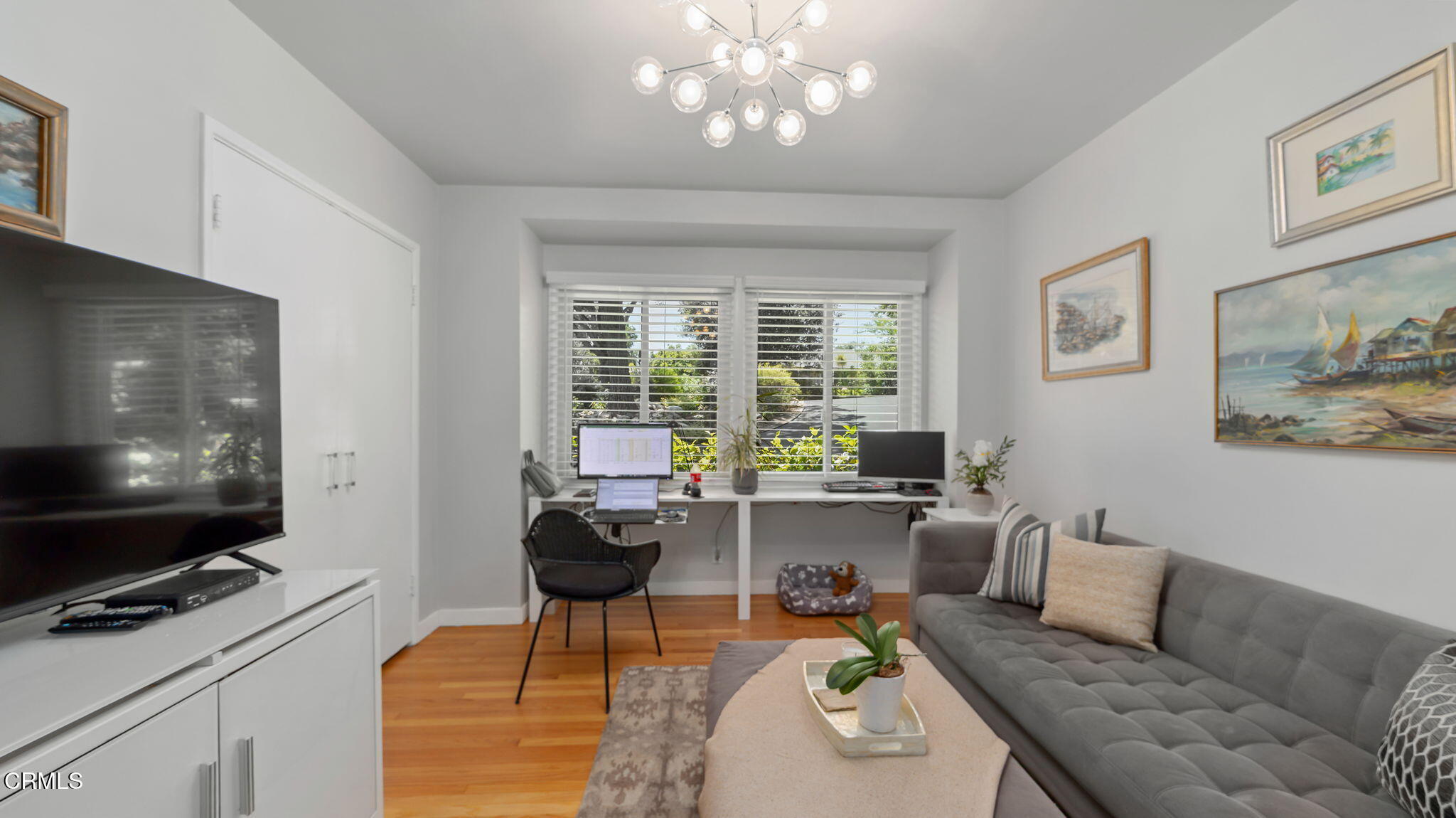 2030 North Altadena Drive Pasadena, CA 91107 - Photo 35 of 61 a living room with furniture and a flat screen tv