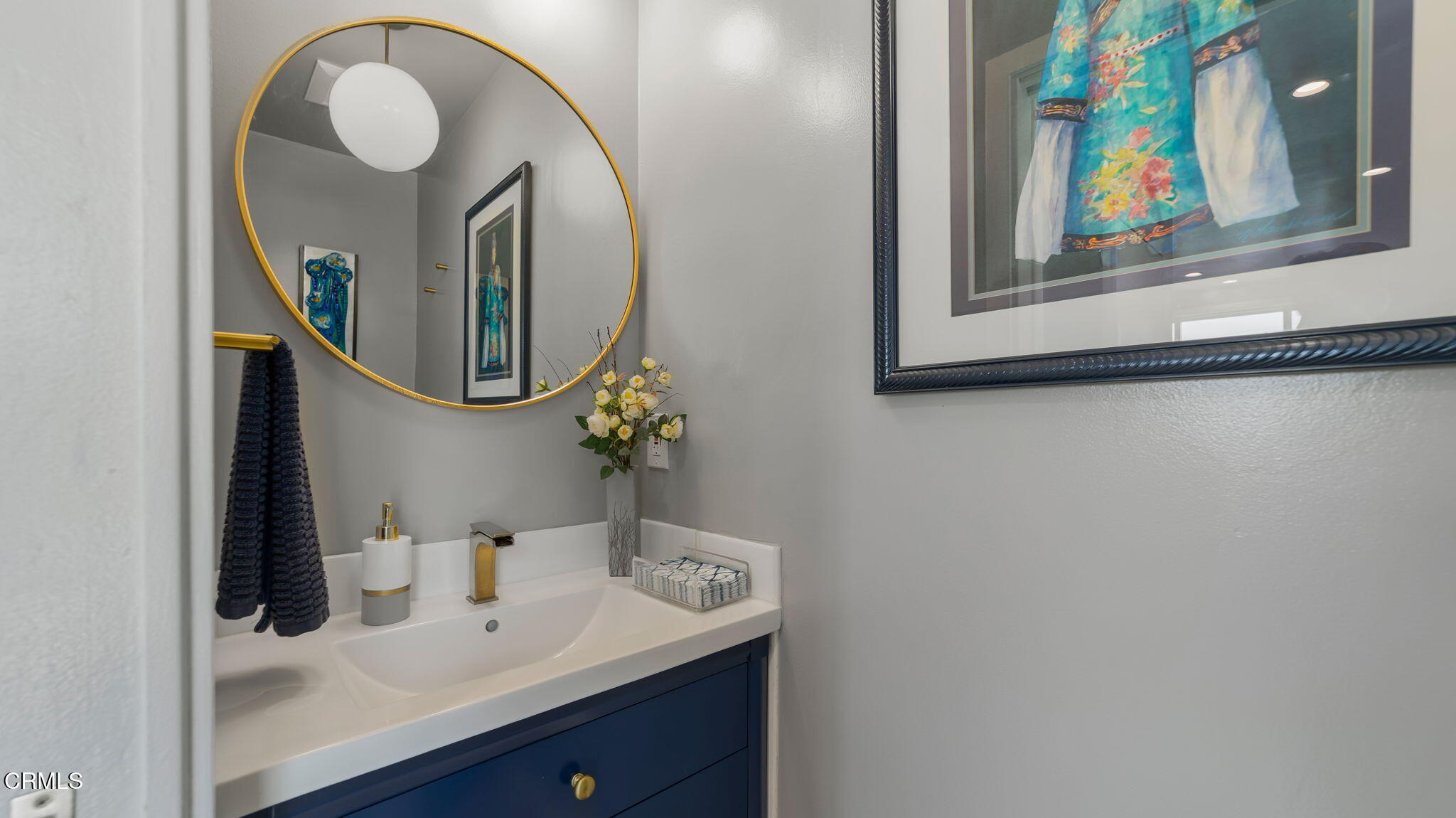 2030 North Altadena Drive Pasadena, CA 91107 - Photo 37 of 61 a bathroom with a sink and mirror