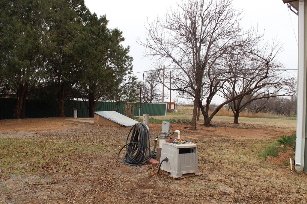 601 Carothers Avenue Rochester, TX 79544 - Photo 34 of 37 a view of a outdoor space with a patio and backyard