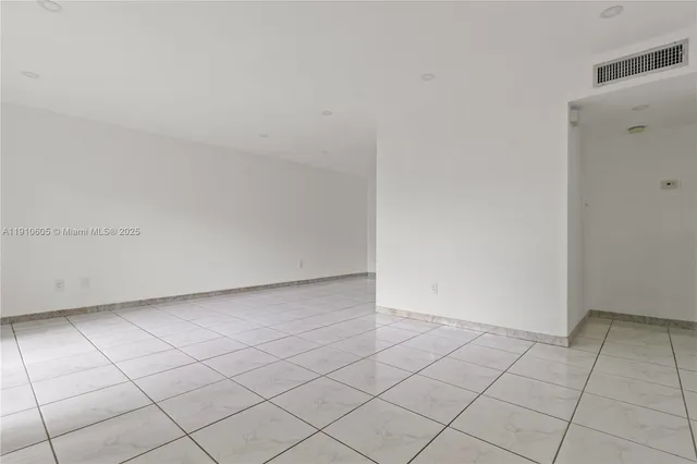 a view of an empty room
