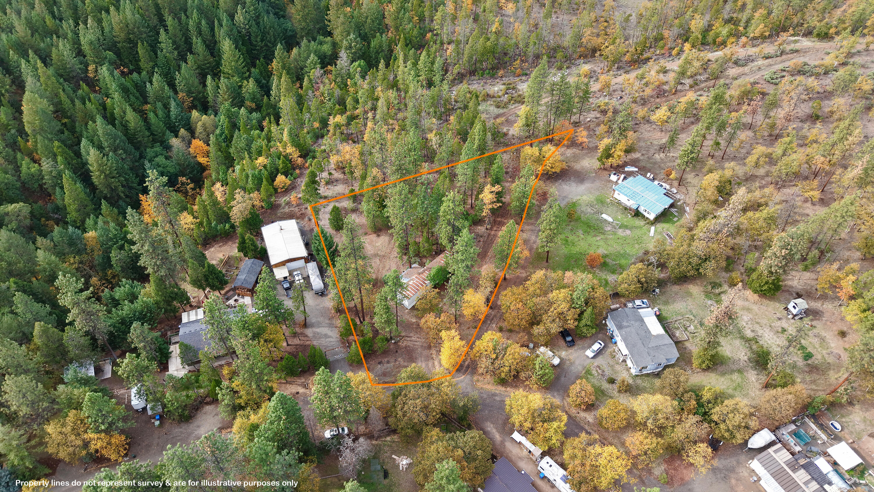 Property lines are approx. and for illustrative purposes only.